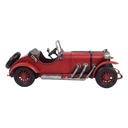 Modellino da decorazione Automobile Rosso 26x11x17 cm