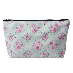 [JZTT0007-01] Busta toilette per donne Verde, Rosa 26x6x16 cm