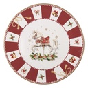 Sottopiatto Bianco Rosso Ø 33x1 cm