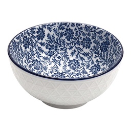 [6CEBO0251] Scodella Bianco Blu Ø 13x5 cm / 300 ml