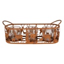 Plant Holder Brown 37x11x13 cm