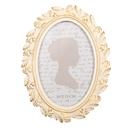 Picture Frame Beige Gold colored 15x2x20 cm / 10x15 cm