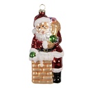 Palla di natale Rosso Oro 6x6x12 cm