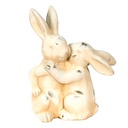 Deko Kaninchen Beige 20x10x25 cm