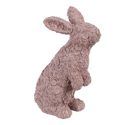 [6PR5149] Decorativa Coniglio Rosa 19x11x26 cm