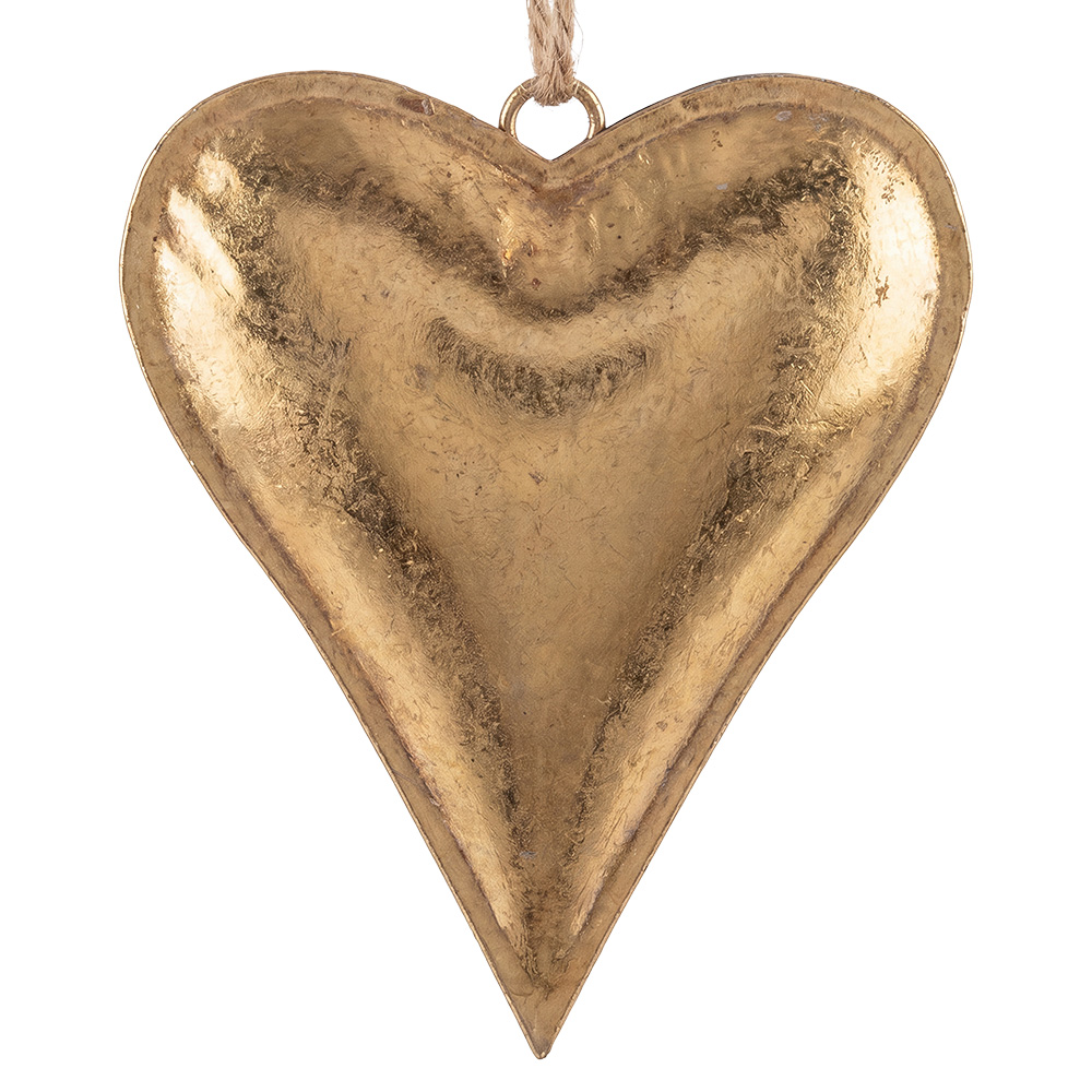 Decoratie hanger hart 15x3x12 cm