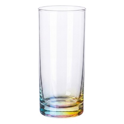 [6GL5525] Verre d'eau Transparent Jaune Ø 6x15 cm / 350 ml