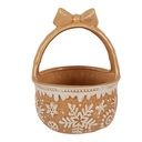 Cesto Portaoggetti Marrone Beige Ø 15x21 cm