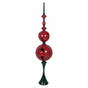 Dekoration Säule Rot Grün Ø 31x145 cm