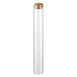 [6GL4911L] Barattolo con Coperchio Trasparente Ø 3x20 cm