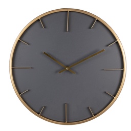 [6KL0795] Horloge murale Gris Ø 45x4 cm / 1xAA