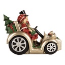 Deko Kinder im auto Goldfarbig Rot 22x14x16 cm