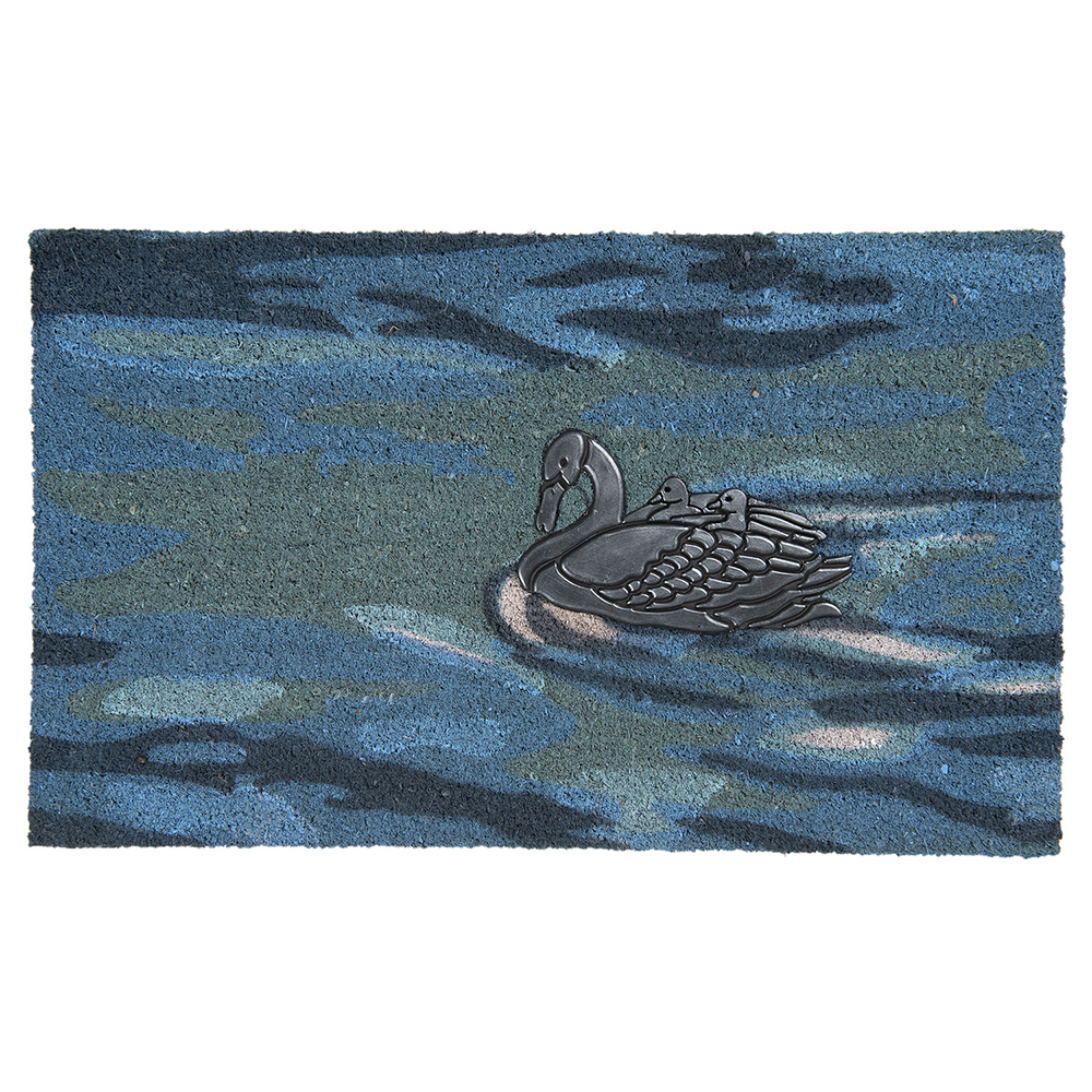 Doormat Inside Blue 75x45x1 cm