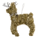 Anhänger Rentier Goldfarbig Silberfarbig 17x5x13 cm