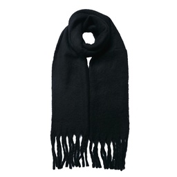 [JZSC0794Z] Schal Damen Schwarz 38x200 cm