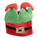 Cappello di babbo natale Rosso Verde 30x26 cm