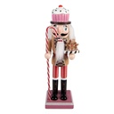 Dekoration Nussknacker Braun Rot 8x7x25 cm