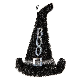 [66625] Wanddecoratie heksenhoed 28x2x39 cm
