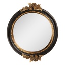 Miroir mural Noir Couleur or 17x2x20 cm