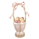Panier décoratif Rose Ø 20x47 cm