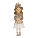 Decoration hanger Child Beige Pink 5x4x12 cm