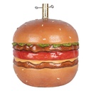 Decorazione Hamburger Marrone Rosso Ø 41 x 47 cm