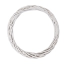 Decoration Couronne Blanc Ø 40x4 cm