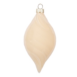 [6GL5169] Palla di natale Beige Ø 7x13 cm