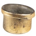 Glass Tea Light Houder Gold Ø 8x6 cm