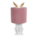 Table Lamp Rabbit White Pink Ø 20x43 cm E27/max 1x60W