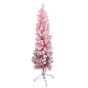 Künstlicher Weihnachtsbaum Rosa Weiß 40x40x150 cm