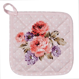 [DTR45] Topflappen Rosa, Flieder 20x20 cm