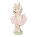 Deko Kaninchen Beige Rosa 10x9x27 cm