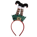 Bande de cheveux avec Jambes d'elfe Vert Rouge 15x3x31 cm