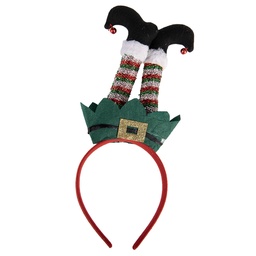 [66569] Hairband with Elf legs Green Red 15x3x31 cm