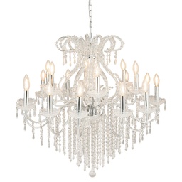 [5LL-CR111] Lustre Argent Ø 85x71 cm E14/max 18x40W
