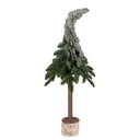 Artificial Christmas tree Green White Ø 30x90 cm
