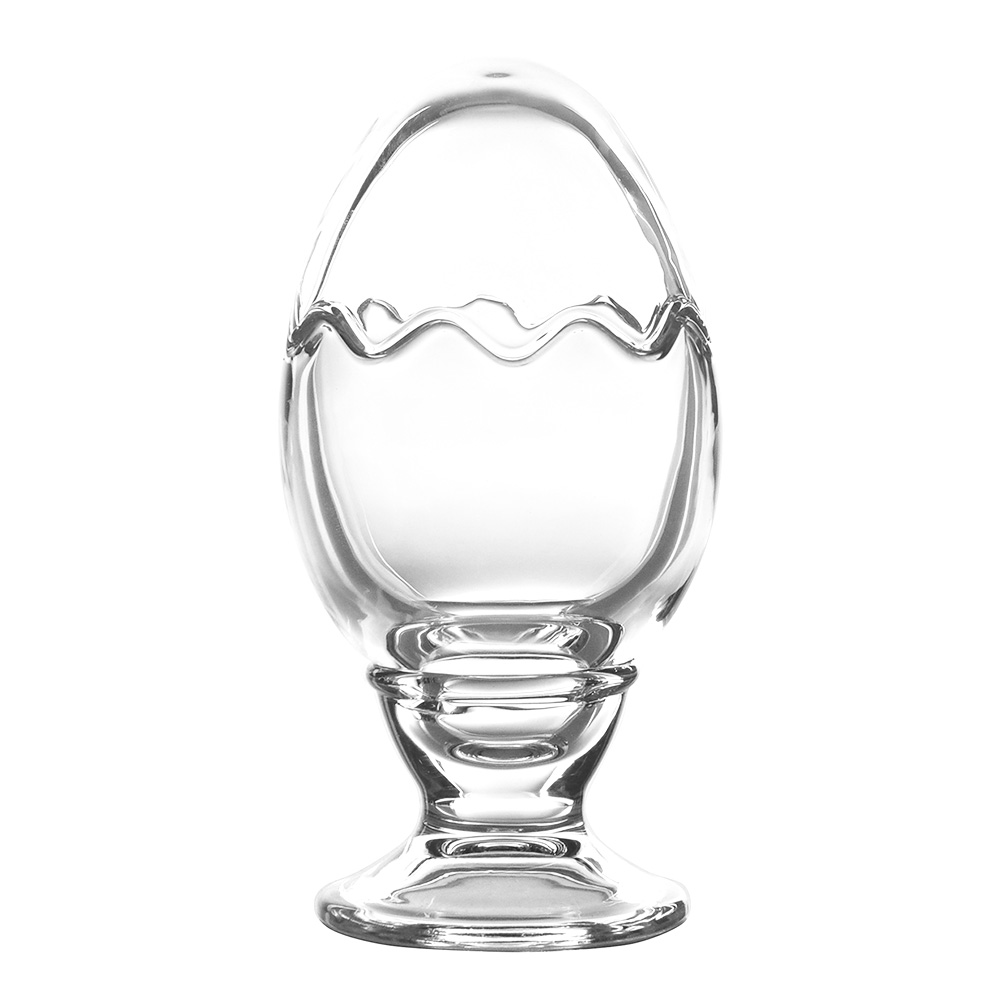 Bonbonniere with lid Transparent Ø 8x16 cm