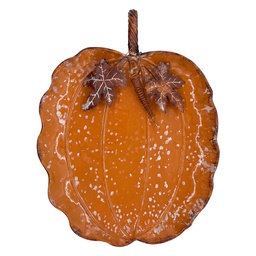 [6Y6201] Plat de service Orange 47x45x5 cm