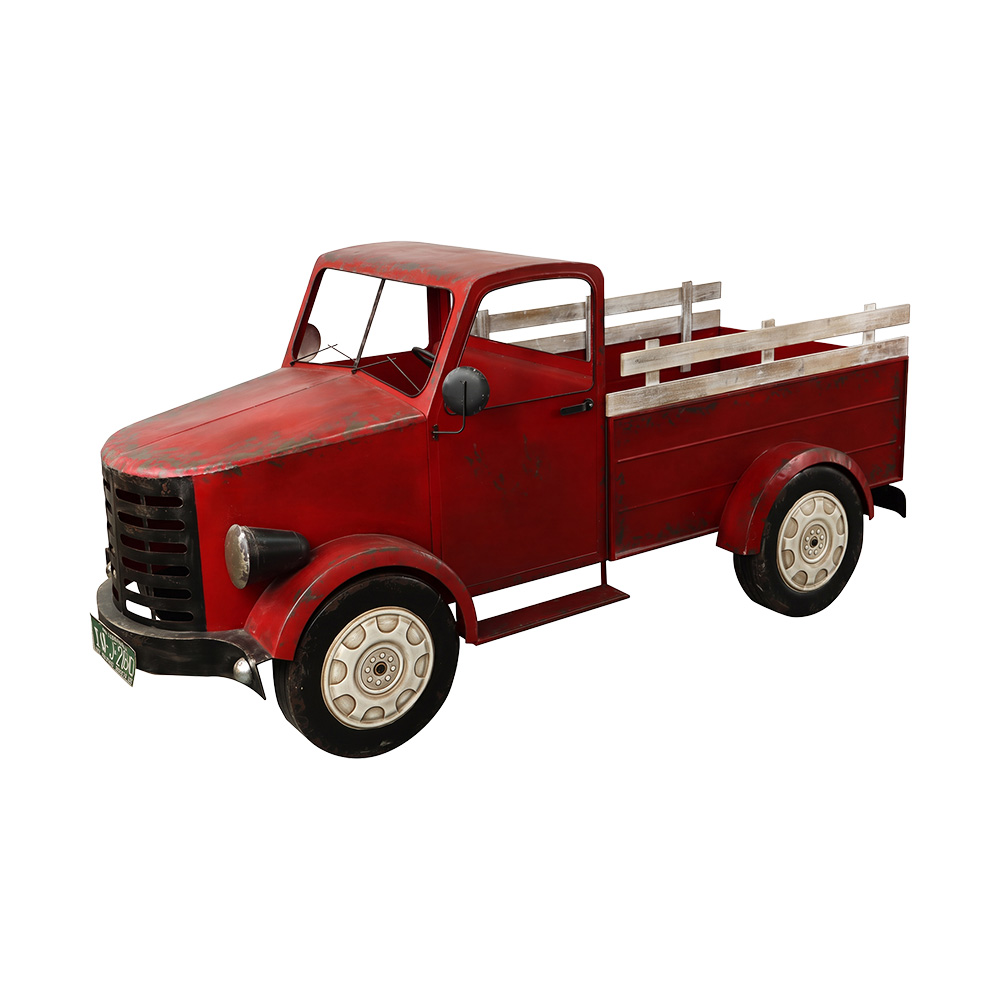 Modèle de décoration Truck Beige 122x51x57 cm