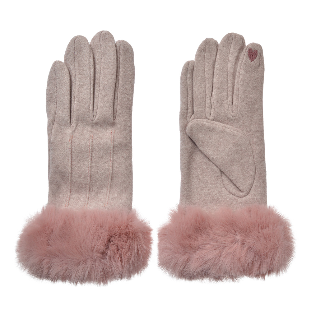 Winter Gloves Purple 9x23 cm