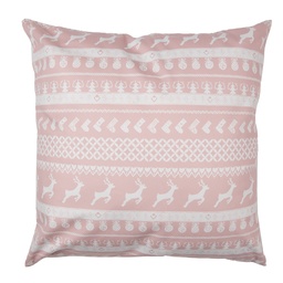 [SWC22] Housse de coussin Rose Blanc 45x45 cm