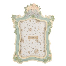 [2F1362M] Picture Frame Green Beige 19x2x26 cm / 13x18 cm