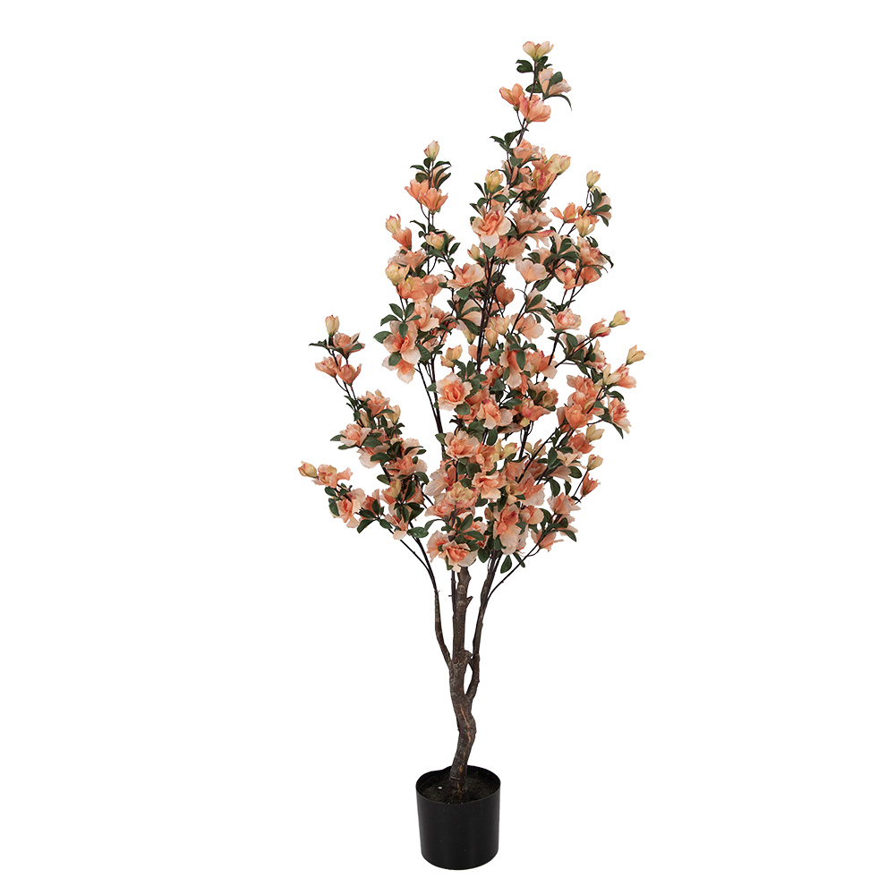 Albero di Azalea di decorazione Arancio Verde 20x20x135 cm