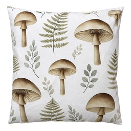 [KG023.190] Kissen gefüllt Beige Braun 45x45x4 cm