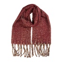 Sjaal 50x210 cm rood