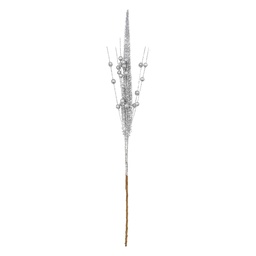 [66823ZI] Weihnachtsdeko Silberfarbig 57 cm