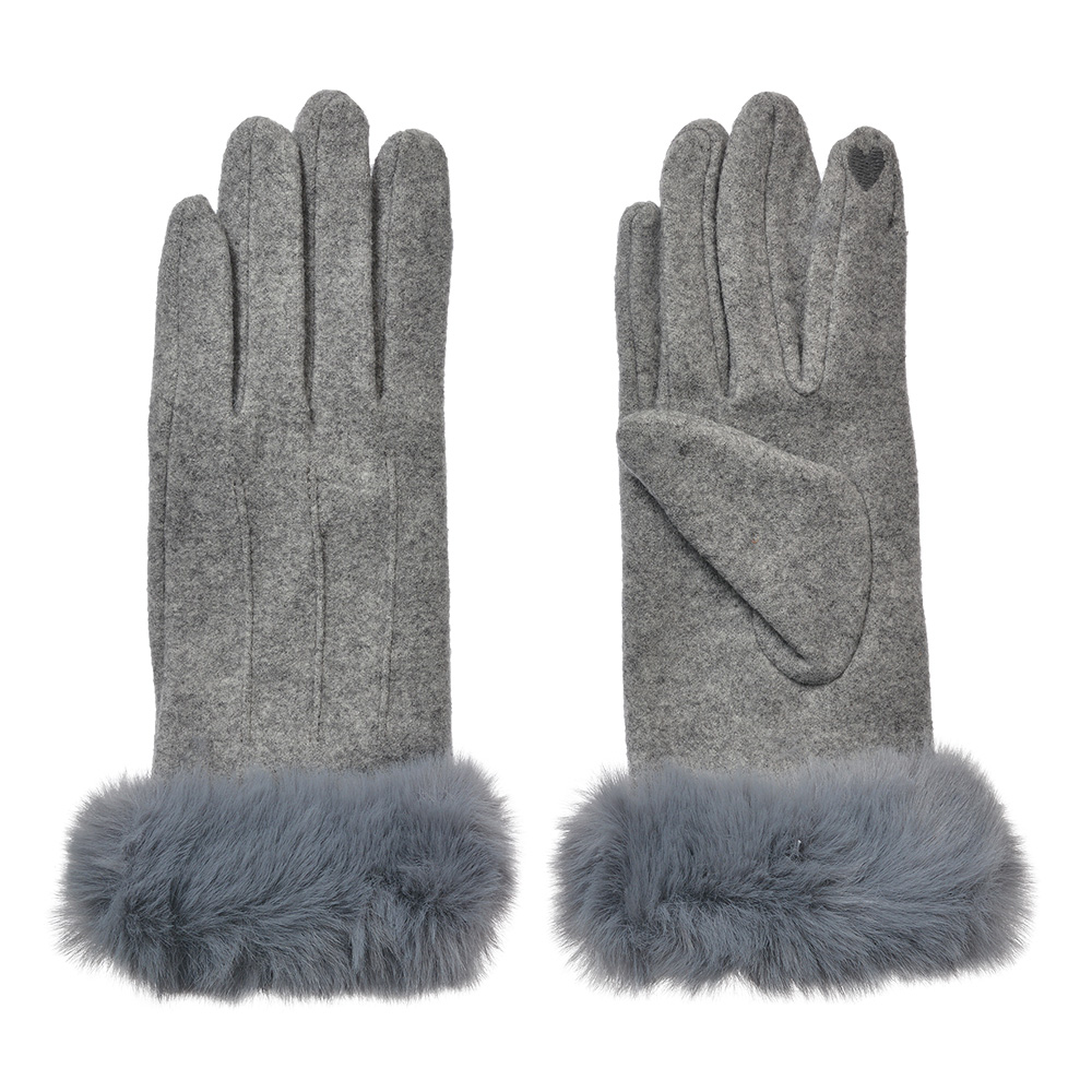 Guanti Donna Grigio 9x23 cm