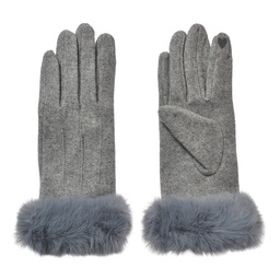 [JZGL0112G] Winter Gloves Grey 9x23 cm
