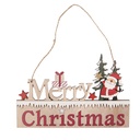 Deko Anhänger Weihnachten Beige Rot 22x1x14 cm